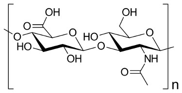 ヒアルロン酸構造式