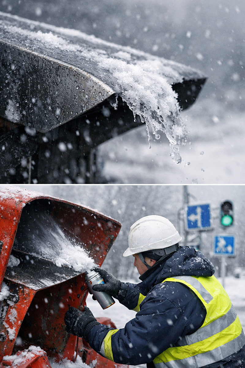 着雪防止コーティング